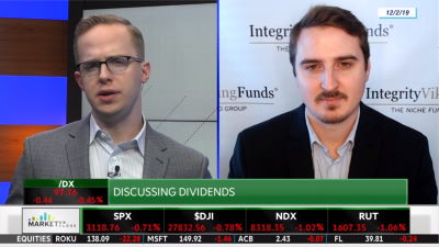 Trey Welstad on TD Ameritrade Discussing Dividends