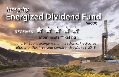 Integrity Energized Dividend Fund Receives 5-Star Morningstar Rating