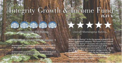Integrity Growth and Income Fund Receives 5-Star Morningstar Rating