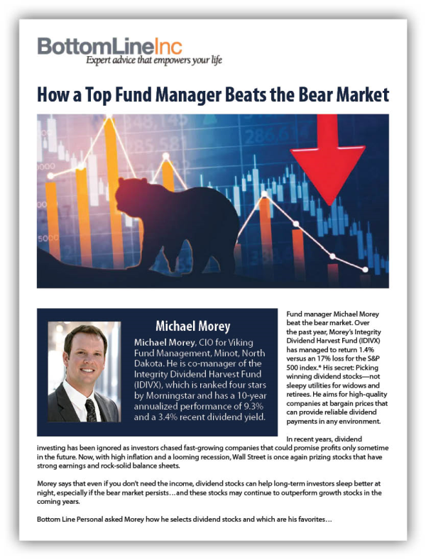 Bottom Line Inc.: How a Top Fund Manager Beats the Bear Market